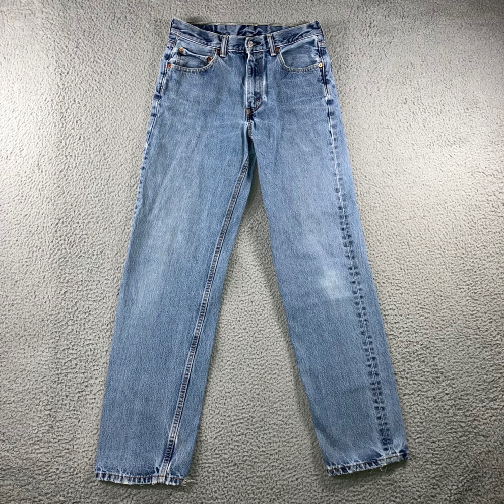 Levi 501 Original Fit Jeans Mens 30x34 Blue Retro Grunge Distressed Fit 30x32